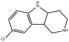 8-氯-2,3,4,4A,5,9B-六氢-1H-吡啶并[4,3-B]吲哚, 954239-28-2, 结构式