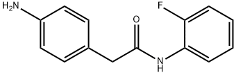 2-(4-氨基苯基)-N-(2-氟苯基)乙酰胺, 954572-41-9, 结构式