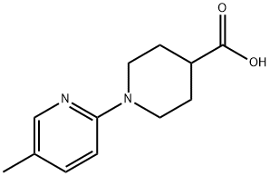 1-(5-甲基吡啶-2-基)哌啶-4-羧酸, 954576-20-6, 结构式