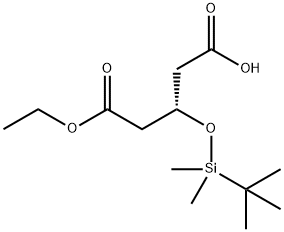 (S)-3-叔丁基二甲基硅烷氧基戊二酸乙酯, 957509-27-2, 結(jié)構(gòu)式