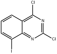 2,4-二氯-8-碘喹唑啉, 959237-40-2, 结构式