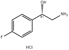 (S)-2-氨基-1-(4-氟苯基)乙醇盐酸盐, 960204-65-3, 结构式