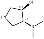 反式-4-(二甲基氨基)吡咯烷-3-醇, 960289-61-6, 结构式