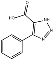 4-苯基-1,2,3-三氮唑-4-羧酸, 830-78-4, 結(jié)構(gòu)式