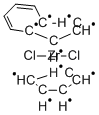 环戊二烯基茚基二氯化锆, 80155-52-8, 结构式