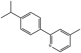 2-(4-异丙苯基)-4-甲基吡啶, 80635-97-8, 结构式
