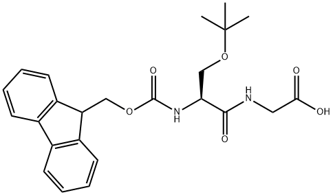 (9H-Fluoren-9-yl)MethOxy]Carbo<i></i>nyl Ser(tBu)-Gly-OH, 81672-17-5, 結(jié)構(gòu)式
