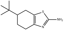 2-氨基-6-叔丁基-4,5,6,7-四氢苯并噻唑, 81779-11-5, 结构式
