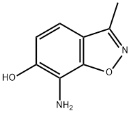 7-氨基-3-甲基苯并[D]异噁唑-6-醇, 81851-47-0, 结构式