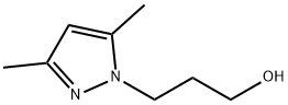 3-(3,5-DIMETHYL-1H-PYRAZOL-1-YL)PROPAN-1-OL, 81930-33-8, 结构式