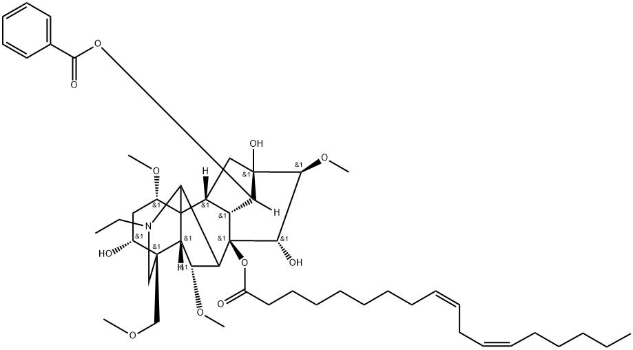 Lipoaconitine, 81941-14-2, 结构式