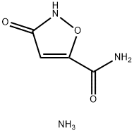 AMMO<i></i>NIUM 5-(CARBAMOYL)ISOXAZOL-3-OLATE, 81965-22-2, 结构式