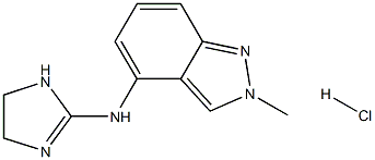 化合物 INDANIDINE HYDROCHLORIDE, 81972-22-7, 结构式