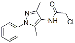 2-氯-N-(3,5-二甲基-1-苯基-1H-吡唑-4-基)乙酰胺, 92026-64-7, 结构式