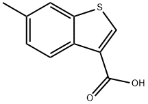 6-甲基-1-苯并噻吩-3-羧酸, 82787-84-6, 结构式
