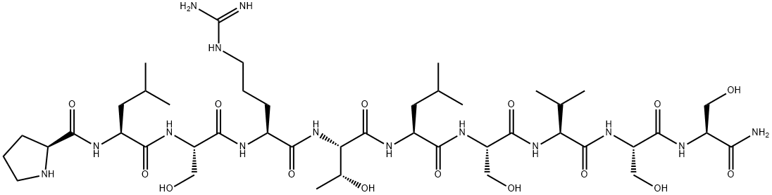 钙调素依赖蛋白激酶底物, 82801-68-1, 结构式