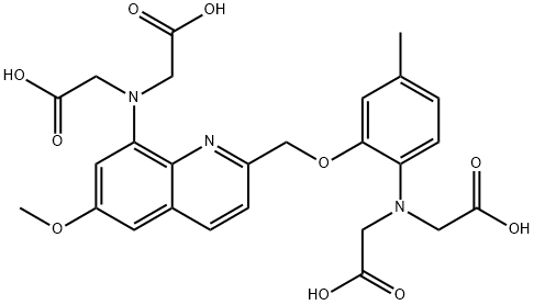 QUIN 2, 83014-44-2, 结构式