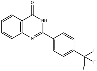 2-[4-(三氟甲基)苯基]喹唑啉-4(3H)-酮, 83800-83-3, 结构式