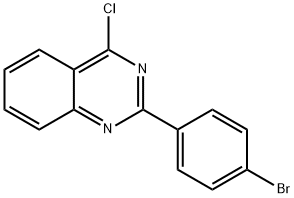 2-(4-溴苯基)-4-氯-喹唑啉, 83800-98-0, 结构式