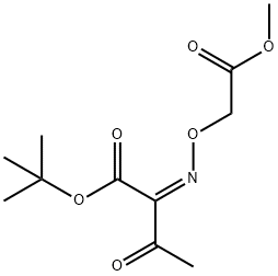 Butanoic acid, 2-[(2-Methoxy-2-oxoethoxy)iMino]-3-oxo-, 1,1-diMethylethyl ester, (Z)-, 84080-68-2, 結(jié)構(gòu)式