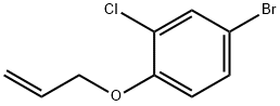 ALLYL 4-BROMO-2-CHLOROPHENYL ETHER, 84109-21-7, 結(jié)構(gòu)式