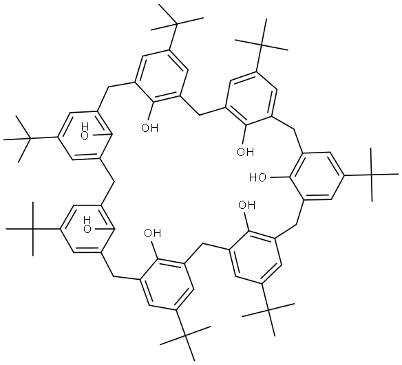 对叔丁基7杯芳烃, 84161-29-5, 结构式