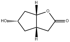 (3AS,5S,6AS)-六氢-5-羟基-2H-环戊[B]呋喃-2-酮, 84173-27-3, 结构式