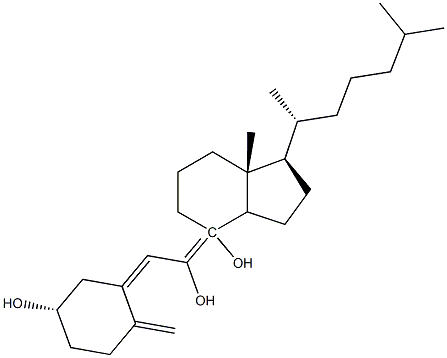 7,8-二羟基维生素D3, 84927-66-2, 结构式