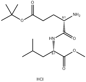 GLU(OTBU)-LEU-OME·HCL, 85101-25-3, 結構式