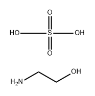 单-C12-13-烷基硫酸酯与乙醇胺的化合物, 85338-41-6, 结构式