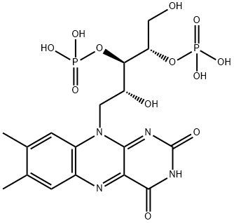 核黄素3′,4′-二磷酸酯, 86108-27-2, 结构式