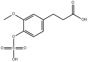 二氢阿魏酸4-O-硫酸酯钠盐, 86321-33-7, 结构式