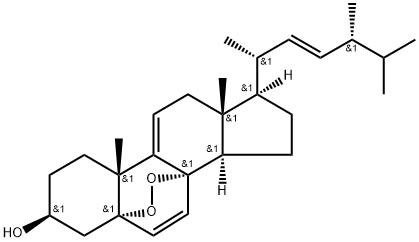 9,11-脱氢麦角固醇过氧化物, 86363-50-0, 结构式