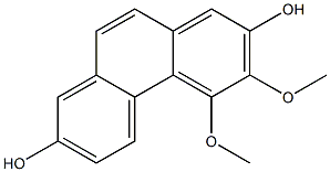 2,7-二羟基-3,4-二甲氧基菲, 86630-46-8, 结构式