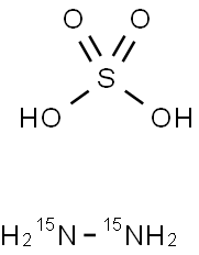 硫酸肼-15N2, 88491-70-7, 结构式