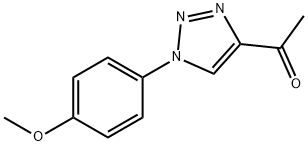1-(4-甲氧基苯基)-1-氫-[1,2,3]三氮唑-4-乙酮, 88860-93-9, 結(jié)構(gòu)式