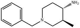 反式-3-甲基-1-(苯基甲基)-4-哌啶胺, 88915-33-7, 结构式