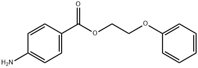 4-氨基苯甲酸-2-苯氧乙酯, 88938-23-2, 结构式