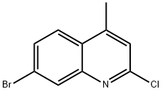 7-溴-2-氯-4-甲基喹啉, 89446-52-6, 结构式