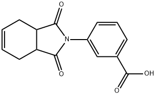 3-(1,3-二氧代-1,3,3A,4,7,7A-六氢-2H-异吲哚-2-基)苯甲酸, 89446-98-0, 结构式