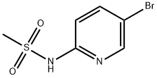 N-(5-溴-2-吡啶基)甲磺酰胺, 89466-22-8, 结构式
