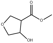 甲基4-羟基四氢呋喃-3-羧酸盐, 89599-39-3, 结构式