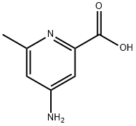 4-氨基-6-甲基吡啶甲酸, 89693-89-0, 结构式