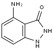 4-氨基-1H-吲唑-3-醇, 89792-08-5, 结构式