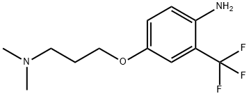 4-(3-(二甲氨基)丙氧基)-2-(三氟甲基)苯胺, 801190-26-1, 结构式