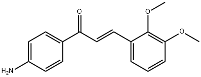 (E)-1-(4-氨基苯基)-3-(2,3-二甲氧苯基)丙-2-烯-1-酮, 807642-54-2, 结构式