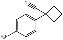 1-(4-氨基苯基)环丁烷甲腈, 811803-25-5, 结构式