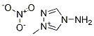 1H-1,2,4-三氮唑IUM, 4-氨基-1-甲基-硝酸鹽, 817177-66-5, 結(jié)構(gòu)式