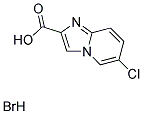 6-氯咪唑并[1,2-A]吡啶-2-羧酸氢溴酸盐, 820245-56-5, 结构式