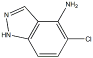 5-氯-1H-吲唑-4-胺, 825654-78-2, 结构式